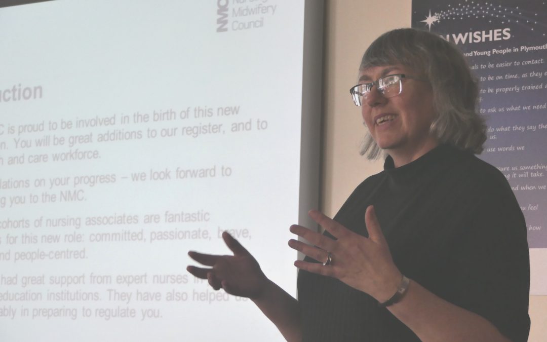 Emma Westcott, assistant director of strategy & insight, NMC visits Livewell