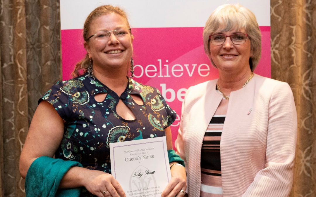 Community nurse awarded prestigious title in recognition of her dedication to care