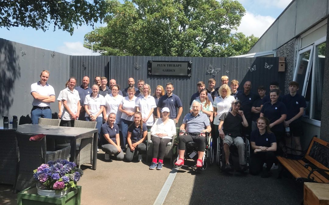 New lease of life for Plym Neuro Garden thanks to Babcock apprentices
