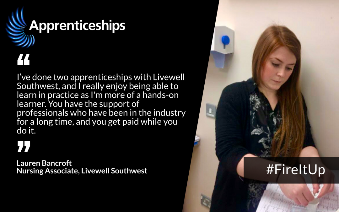 Livewell apprentices star in national campaign highlighting benefits of apprenticeships