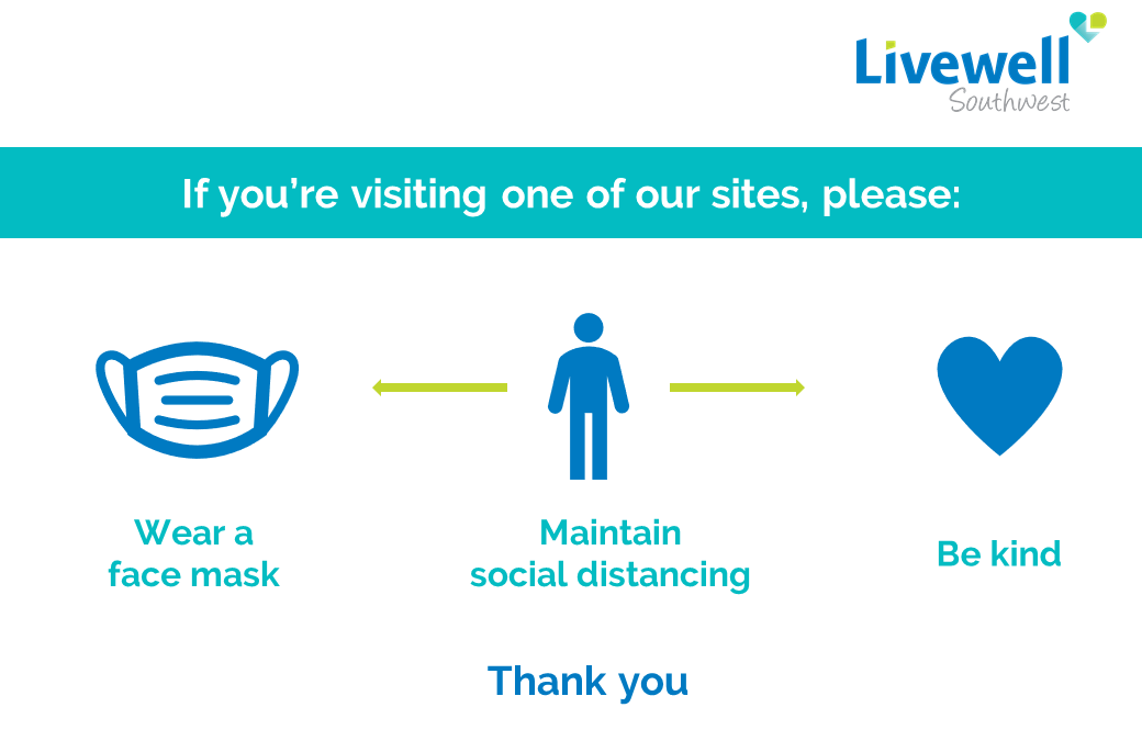 Patients, staff and visitors must continue to wear face coverings in healthcare settings