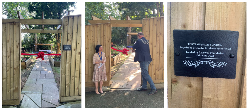 New tranquil garden space unveiled by Eating Disorder Service