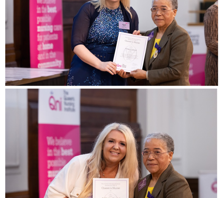 Livewell nurses attend prestigious Queen’s Nurse Awards in London