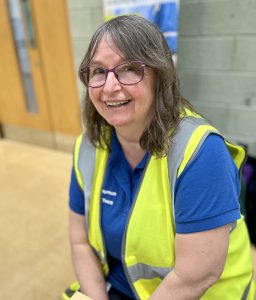 Woman in hi-viz