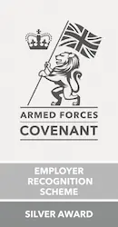 Silver Employer Recognition by the Armed Forces Covenant