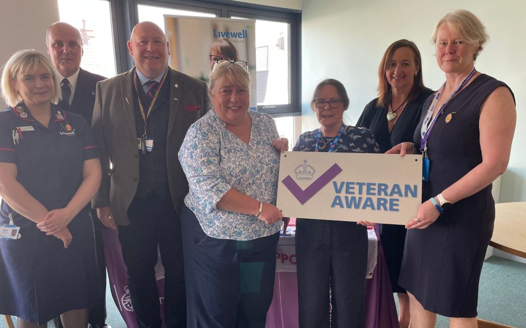 Livewell proud to be accredited as ‘Veteran Aware’