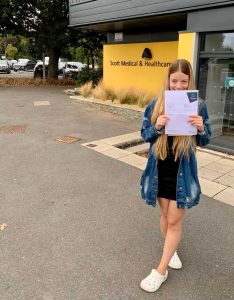 Chloe on Results Day 2022