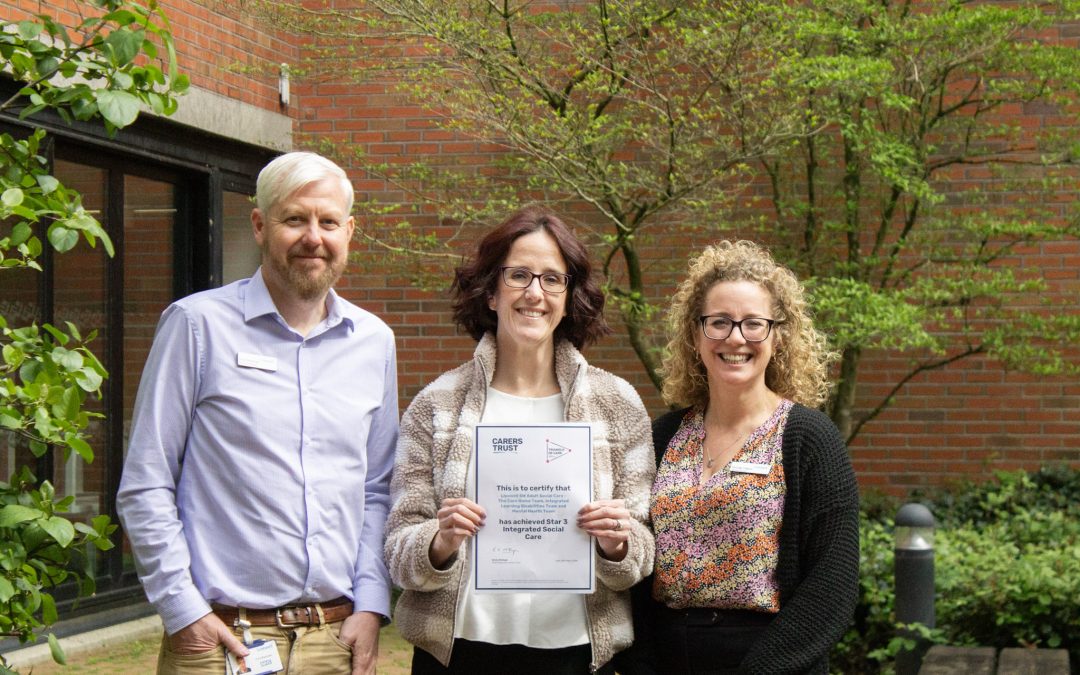 Livewell’s Adult Social Care services achieve national recognition for work with unpaid carers